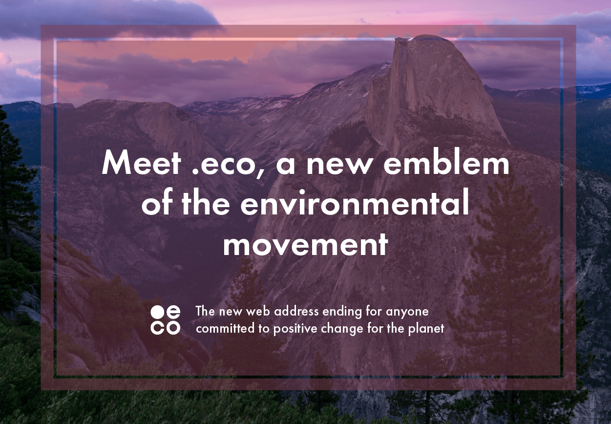 Meet .eco, a new emblem of the environmental movement