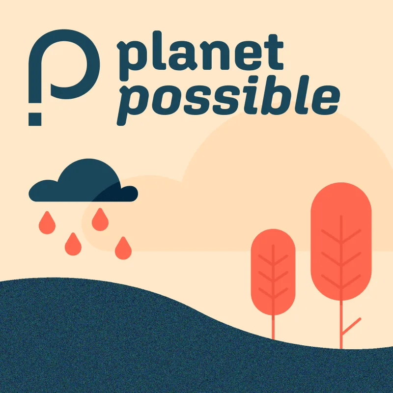 Logo for the Planet Possible podcast