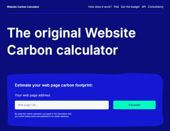 Website carbon audit tool review