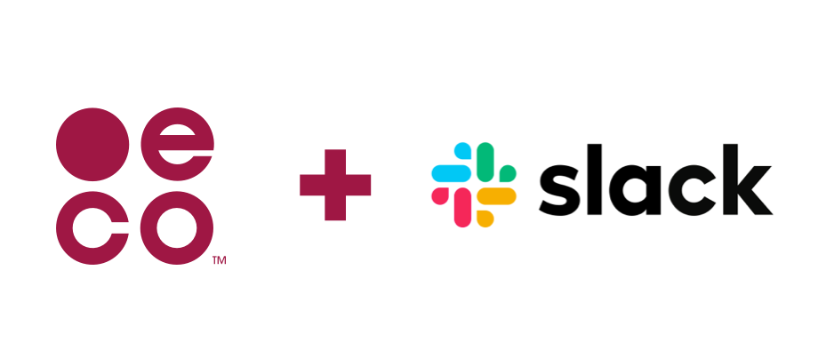 Slack and .eco logo